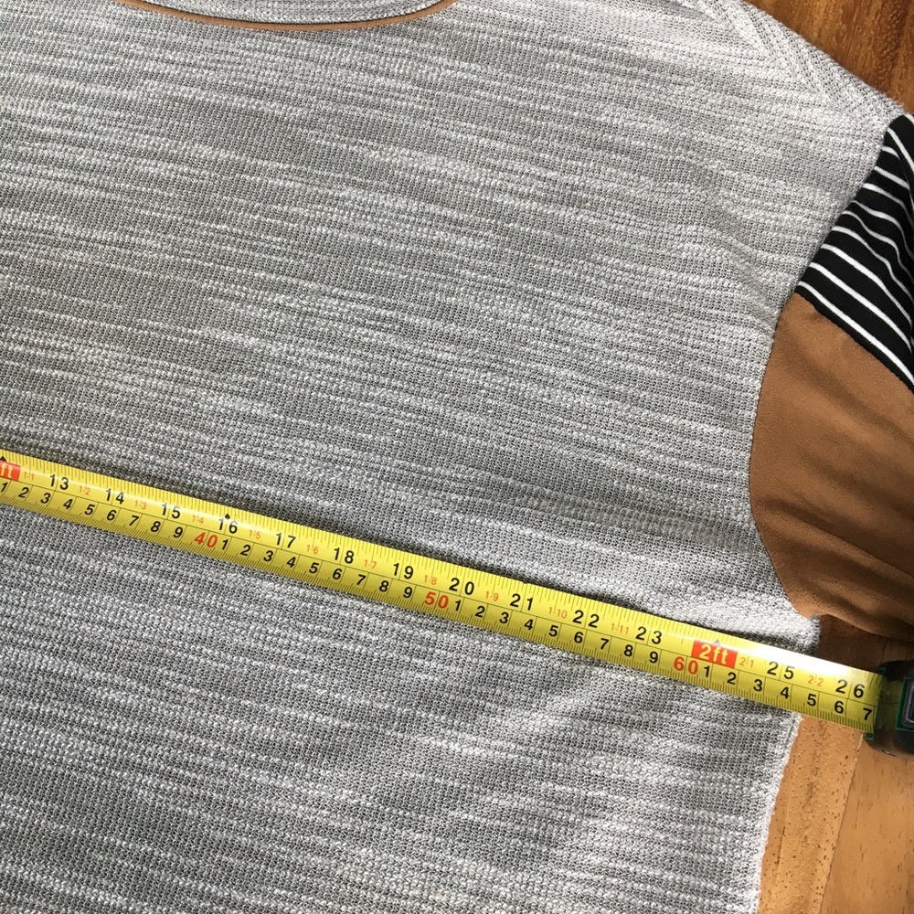 THML Anthropologie Sweater, Knit Women's Colorblock, Sz M - Picture 7 of 10